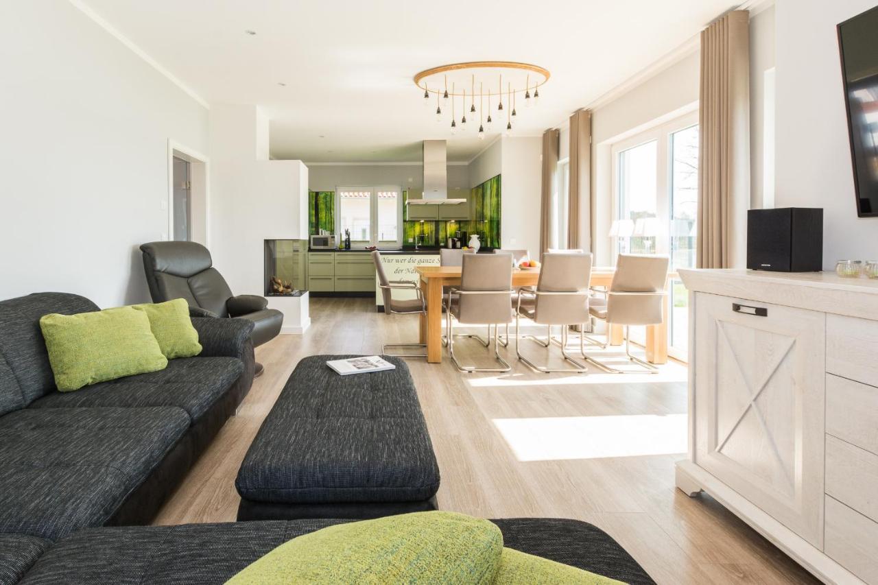 Luxus-See-Domizil Mit Sauna, Kamin Und Boot-130 Qm Fuer 6 Personen Krakow am See Dış mekan fotoğraf