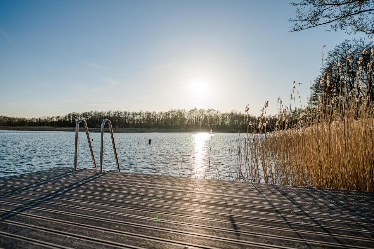 Luxus-See-Domizil Mit Sauna, Kamin Und Boot-130 Qm Fuer 6 Personen Krakow am See Dış mekan fotoğraf